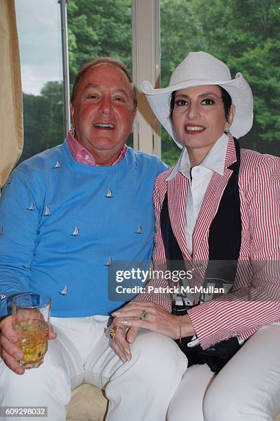 Alan Lazare and Arlene Lazare attend JILL ZARIN'S 4TH OF JULY CELEBRATION at Sag Harbor on July 4, 2007.