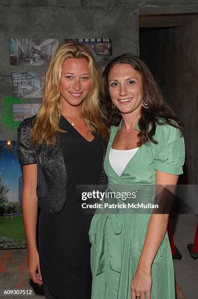 Beth Kaltman and Liv Odegard attend Q MAGAZINE, RIVERHOUSE 1 ROCKEFELLER PARK and NEW YORK ACADEMY OF ART hosts summer rooftop cocktails at...