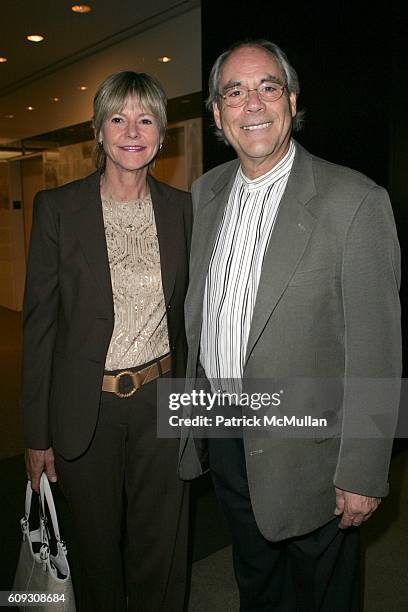 Jennifer Zwiebel and Robert Klein attend A Special Screening of MOLIERE at Sony Screening Room on July 16, 2007 in New York City.