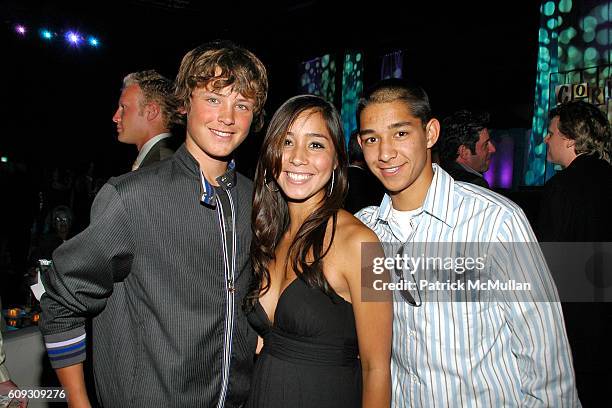 Dylan Efron, Haley Dasovich and Wil Dasovich attend NY Premiere of HAIRSPRAY After Party at Roseland Ballroom on July 16, 2007.