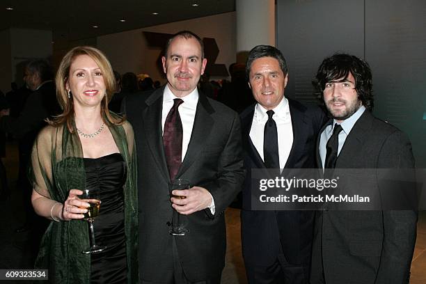 Darleen Winter, Terence Winter, Brad Grey and ? attend A Private Screening of the First Two Episodes of The Sopranos at MoMA on March 20, 2007 in New...