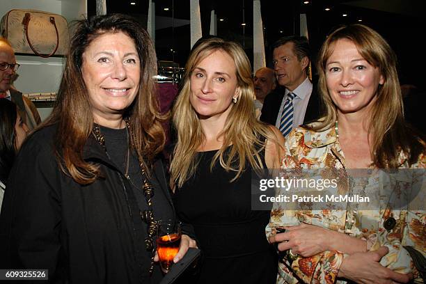 Anna Maria Tornaghi, Sonja Morgan and Kimberly DuRoss attend ALLEGRA HICKS Boutique Opening at Allegra Hicks on March 14, 2007 in New York City.