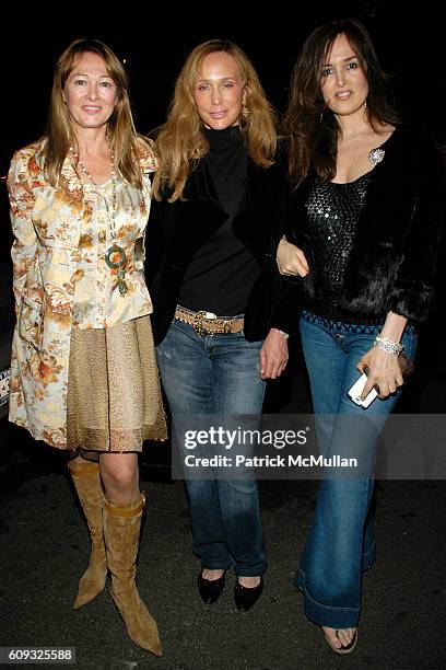 Kimberly DuRoss, Patty Raynes and Maria Snyder attend ALLEGRA HICKS Boutique Opening at Allegra Hicks on March 14, 2007 in New York City.