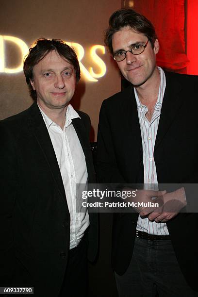 James Thurman and Rufus Griscom attend The Premiere of SHOWTIME'S New Series, "THE TUDORS" hosted by SHOWTIME, NERVE, BICARDI LIMON, and THE W HOTEL...