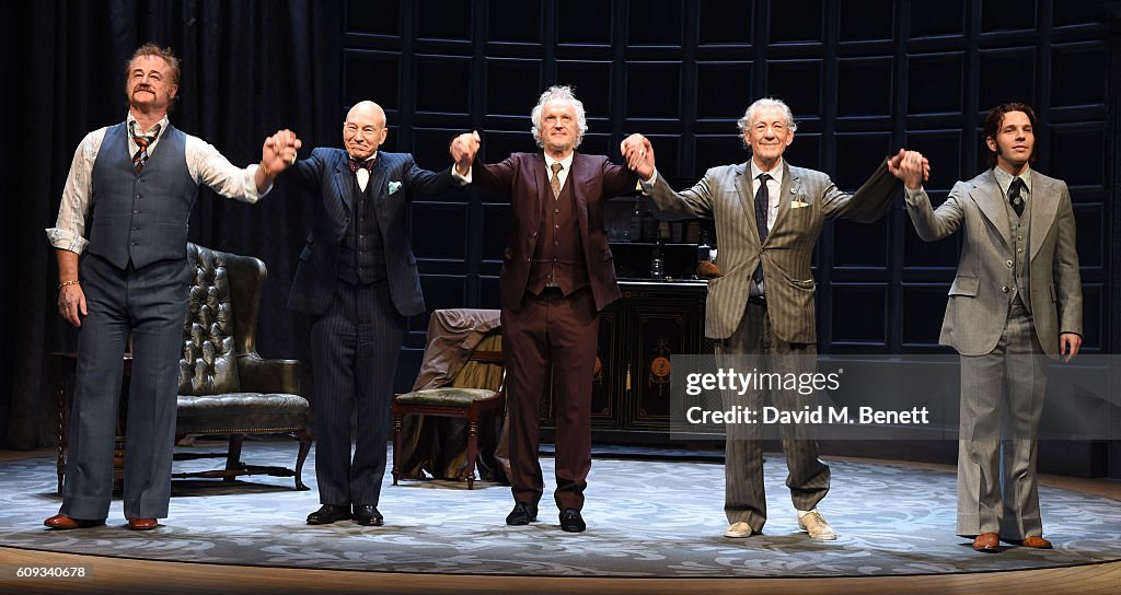 "No Man's Land" - Press Night - Curtain Call