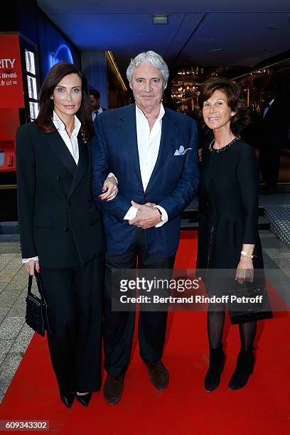 Svetlana Garrel, actor Michael Nouri and Sylvie Rousseau attend the "Cezanne et Moi" movie Premiere to Benefit 'Claude Pompidou Foundation'. Held at...