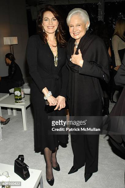 Cynthia Yorkin and Joyce Rey attend DAVID YURMAN Boutique Opening After Party Benefiting Project Angel Food at David Yurman Boutique on January 11,...