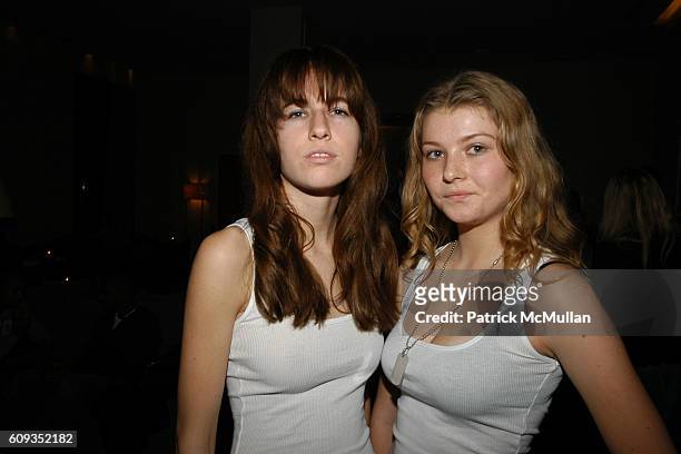 Natalie White and Katia Kirrchuk attend THOM BAR Celebrates NYC's "New Faces Spring 2007" at Thom Bar on January 15, 2007 in New York City.