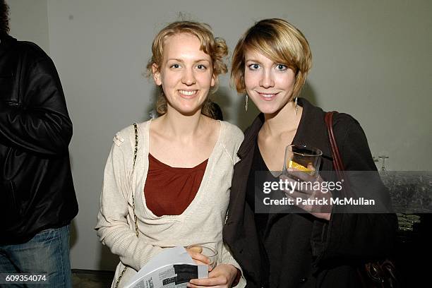 Ariana Vilmeccer and Mieke Marple attend CAMPARI Talks and LAXART Celebrate "Talks about Acts" at LAXART on January 13, 2007 in Los Angeles, CA.