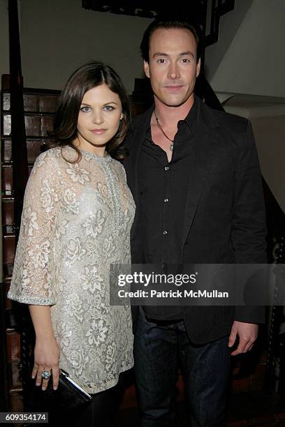 Ginnifer Goodwin and Chris Klein attend HBO's Annual PRE-GOLDEN GLOBE Reception at Chateau Marmont on January 13, 2007 in Los Angeles, CA.