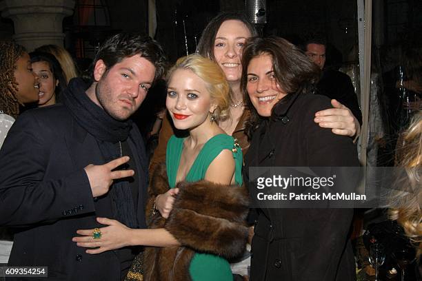 Hayden Slater, Mary-Kate Olsen, Maggie Kayne and Cynthia Mort attend HBO's Annual PRE-GOLDEN GLOBES Reception at Chateau Marmont on January 13, 2007...