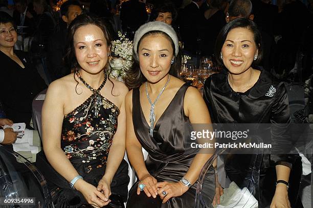 Mei Yen Huang, Dori Lee and ? attend VAN CLEEF & ARPELS Host a Dinner and Presentation of TRESORS REVELES - Celebrating the House's Centennial Year...