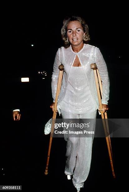 Ethel Kennedy circa 1974 in New York City.