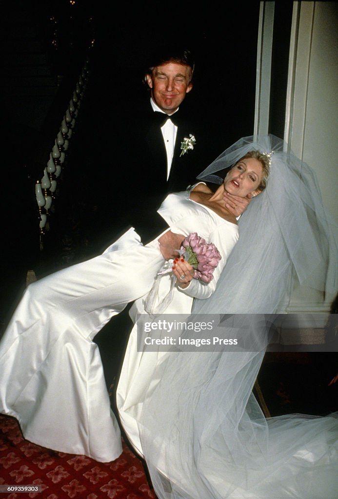 Donald Trump and Marla Maples Wedding at The Plaza Hotel...
