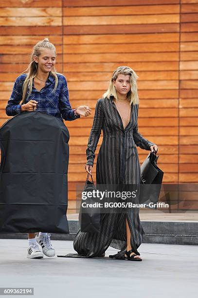 Sofia Richie is seen leaving Maxfield on September 20, 2016 in Los Angeles, California.