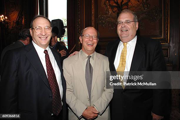 Bruce Ratner, Michael Ratner and Roger Goldman attend Lighthouse International hosts The Henry A. Grunwald Award for Public Service honoring Pete...