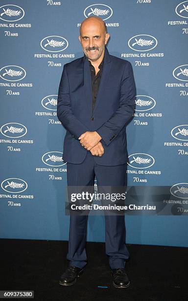 Gaspard Noe attends the Cannes Film Festival : 70th Anniversary Party at Palais Des Beaux Arts on September 20, 2016 in Paris, France.