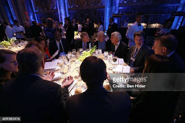Guests attend during 2016 Concordia Summit Awards Dinner at Grand Hyatt New York on September 20, 2016 in New York City.