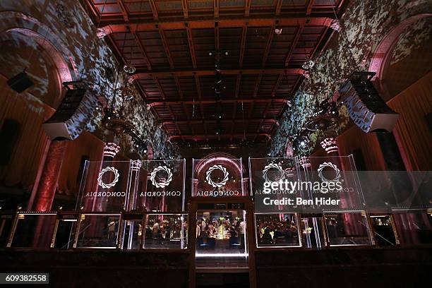 General view during 2016 Concordia Summit Awards Dinner at Grand Hyatt New York on September 20, 2016 in New York City.