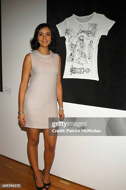 Catalina Sandino Moreno attends GLAMOUR MAGAZINE's "Fashion Gives Back" Event to Benefit MALARIA NO MORE at Private Residence on September 4, 2007 in...