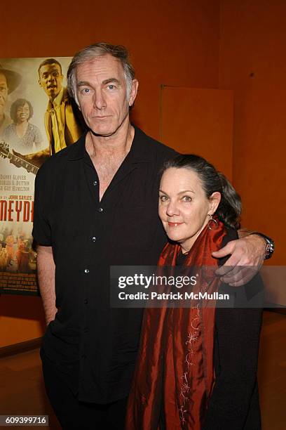 John Sayles and Maggie Renzi attend MUSEUM OF MOVING IMAGES SALTUES DANNY GLOVER, JOHN SAYLES and "HONEYDRIPPER" at The Times Center on December 19,...