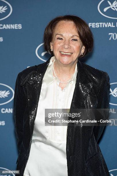 Francoise Arnoul attends the "Cannes Film Festival : 70th Anniversary Party" at Palais Des Beaux Arts on September 20, 2016 in Paris, France.