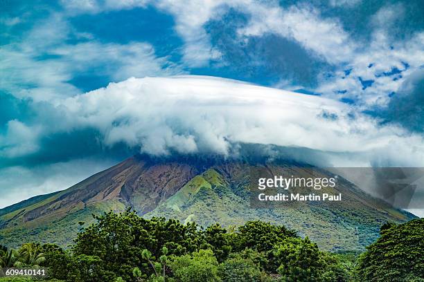 concepcion volcano on ometepe island - nicaragua stock-fotos und bilder