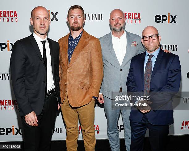 Directors and co-creators Richard Rowley and Lucian Read, executive producers Dave O'Connor and Solly Granatstein attend the premiere of Epix's...