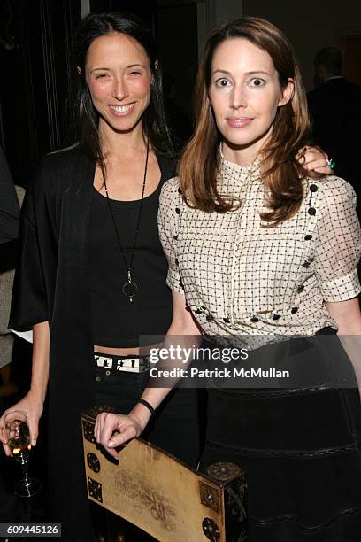 Amalia Dayan and Samantha Boardman Rosen attend Cocktail Party For IKEPOD With Designer Marc Newson Hosted by Samantha and Aby Rosen at Private...