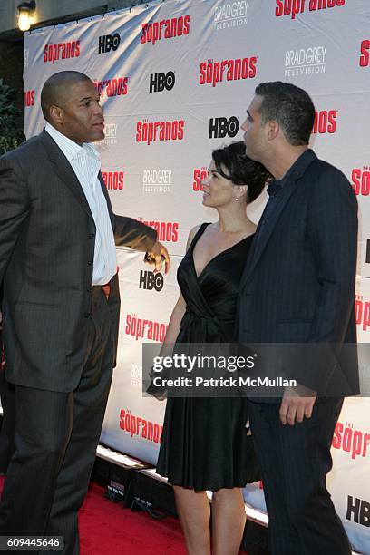 Michael Strahan, Annabella Sciorra and Bobby Cannavale attend HBO and BRAD GREY TELEVISION Present the World Premiere of the HBO Original Series,...