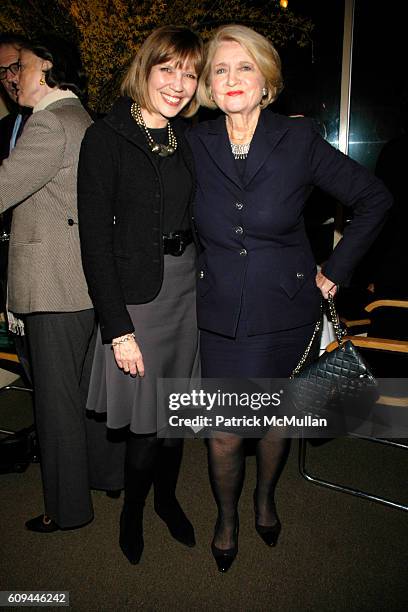 Judith Miller and Shirley Lord attend LITERACY PARTNERS Launches "An Evening of Readings" May Gala Kickoff Reception at Michael's on March 13, 2007...