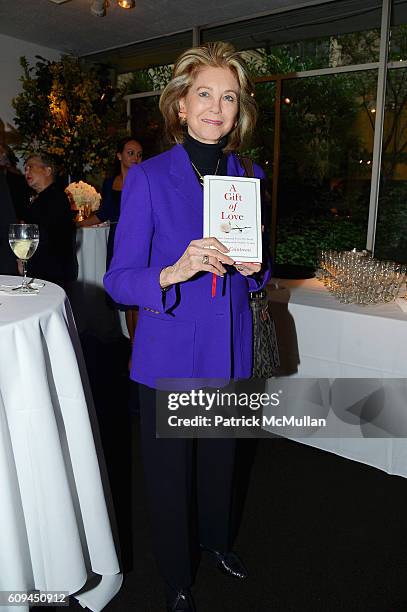 Maria Cooper Janis attends the Cocktail Reception at Michael's for Tony Cointreau's New Book "A Gift of Love" at Michael's Restaurant on September...