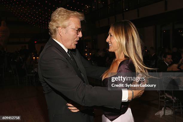 Peter Martins and Sarah Jessica Parker attend New York City Ballet 2016 Fall Fashion Gala at David H. Koch Theater, Lincoln Center on September 20,...