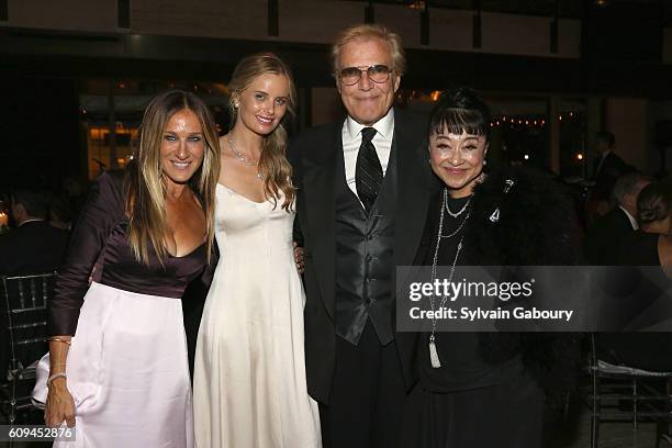 Sarah Jessica Parker, Ricki Lander, Peter Martins and Noriko Maeda attend New York City Ballet 2016 Fall Fashion Gala at David H. Koch Theater,...