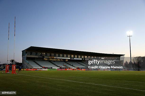 General view of Rugby Park Stadium ahead of the Mitre 10 Cup round 6 match between Southland and Bay of Plenty at Rugby Park Stadium on September 21,...