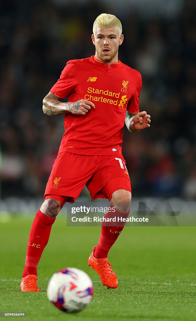 Derby County v Liverpool - EFL Cup Third Round