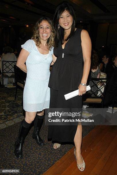 Janna Levin and Juju Chang attend BARNARD COLLEGE Spring Gala at Pier 60 on June 12, 2007 in New York City.