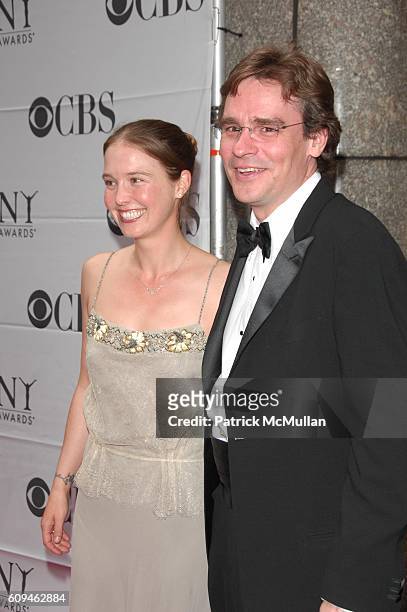 Gabriella Salick and Robert Sean Leonard attend 60th annual TONY AWARDS red carpet arrivals at Radio City Music Hall N.Y.C. On June 10, 2007 in New...