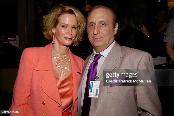 Catherine de Castelbajac and Ron Silver attend American Institute for Stuttering Gala Luncheon at Queen Mary 2 Red Hook on June 10, 2007 in Brooklyn,...