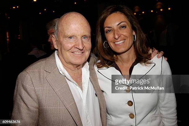 Jack Welch and Suzy Welch attend American Institute for Stuttering Gala Luncheon at Queen Mary 2 Red Hook on June 10, 2007 in Brooklyn, New York.
