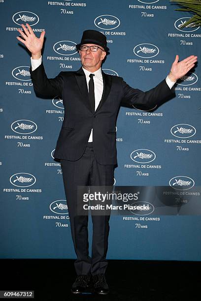 Director Jacques Audiard attends the 'Cannes Film Festival 70th anniversary' Party at Palais Des Beaux Arts on September 20, 2016 in Paris, France.