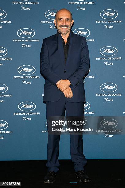 Director Gaspar Noe attends the 'Cannes Film Festival 70th anniversary' Party at Palais Des Beaux Arts on September 20, 2016 in Paris, France.