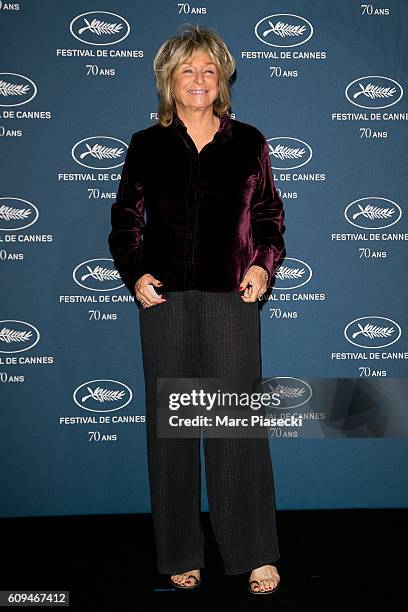 Director Daniele Thompson attends the 'Cannes Film Festival 70th anniversary' Party at Palais Des Beaux Arts on September 20, 2016 in Paris, France.