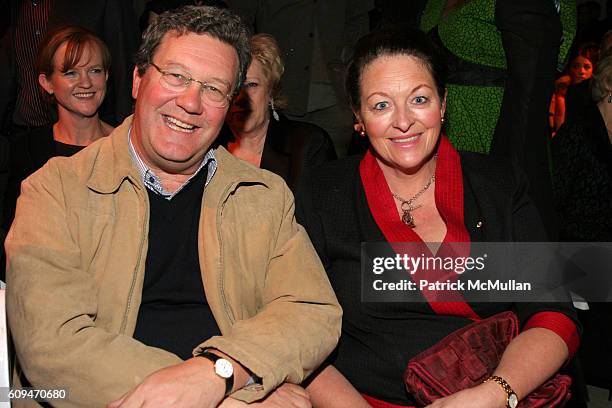 Alexander Downer and Nicky Downer attend Westfield Presents Ford Supermodel of the World 2006/2007 at Skylight Studios on January 17, 2007 in New...