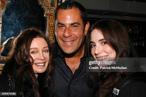 Jaid Barrymore, Todd Rome and Jeannine Kaspar attend TODD ROME Birthday Celebration at Casa La Femme Restaurant on January 19, 2007 in New York City.