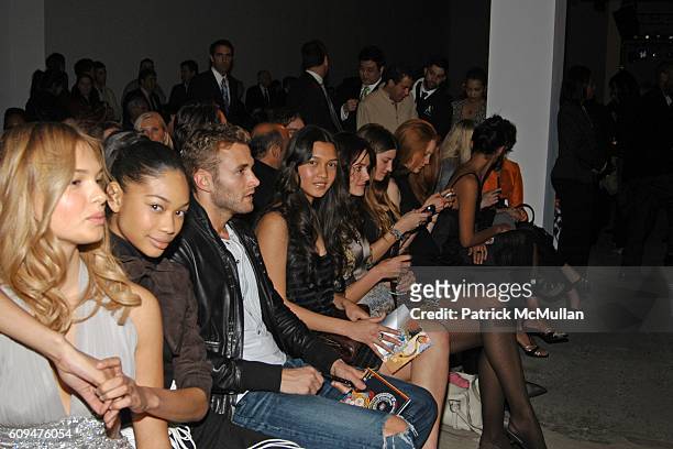 Brad Kroenig and Models attend WESTFIELD and NEXXUS SALON HAIR CARE Host the Ford Supermodel of the World 2006/2007 at Skylight Studios on January...