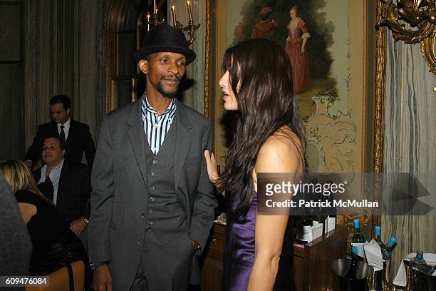 Victor Matthews and Alhia Chacoff attend MAC Cosmetics Honors RAQUEL WELCH at New York Palace Hotel on January 17, 2007 in New York City.