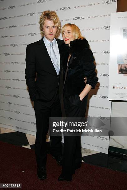 Renn Hawkey and Vera Farmiga attend BREAKING and ENTERING Premiere Screening Arrivals at The Paris Theater on January 18, 2007 in New York City.