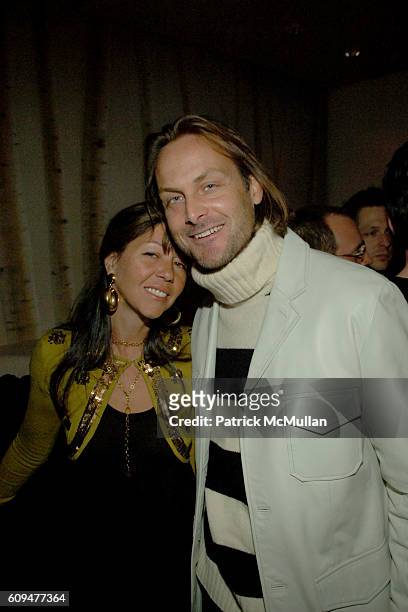 Sally Randall Brunger and Andrew Brunger attend ASPEN Party Hosted by PINK VODKA at Aspen on January 24, 2007 in New York City.