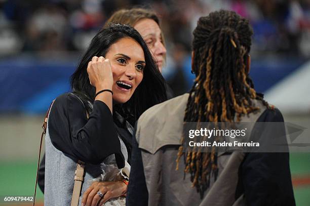 Louisa Necib Cadamuro during the UEFA Women's EURO 2017 qualification match between France and Albania at Stade Charlety on September 20, 2016 in...